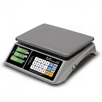 Торговые настольные весы MERTECH M-ER 328 AC-15.2 "TOUCH-M" LCD