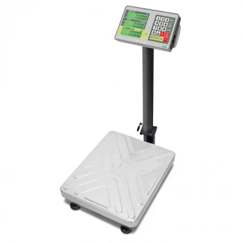 Напольные весы M-ER 335 ACPU-60.10/20 "TURTLE" с расчетом стоимости LCD общий вид