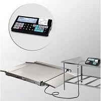 Низкопрофильные весы с печатью чеков 4D-LA.S-10/10-1500-RC