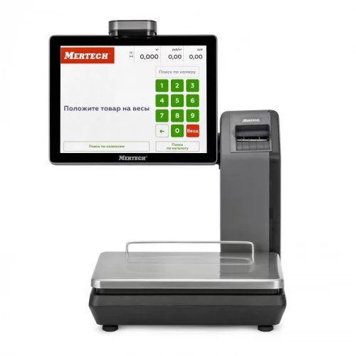 Весы с печатью этикеток MERTECH M-ER 725 PM-15.2 фото 2 Весы с печатью этикеток MERTECH M-ER 725 PM-15.2 общий вид фото 2