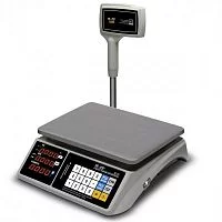 Торговые настольные весы MERTECH M-ER 328 ACPX-6.1 "TOUCH-M" LED