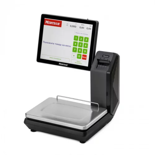 Весы с печатью этикеток MERTECH M-ER 725 PM-15.2 Весы с печатью этикеток MERTECH M-ER 725 PM-15.2 общий вид