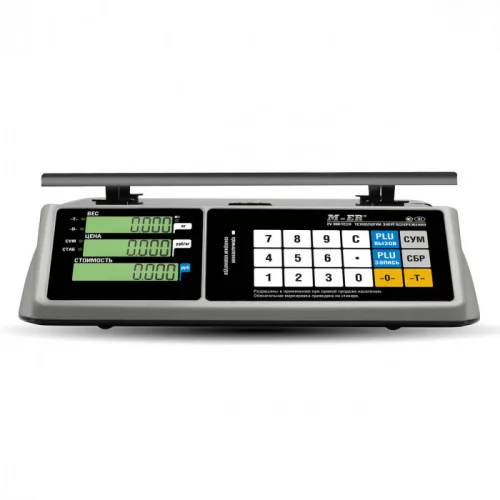 Торговые настольные весы MERTECH M-ER 328 AC-15.2 "TOUCH-M" LCD общий вид фото 2