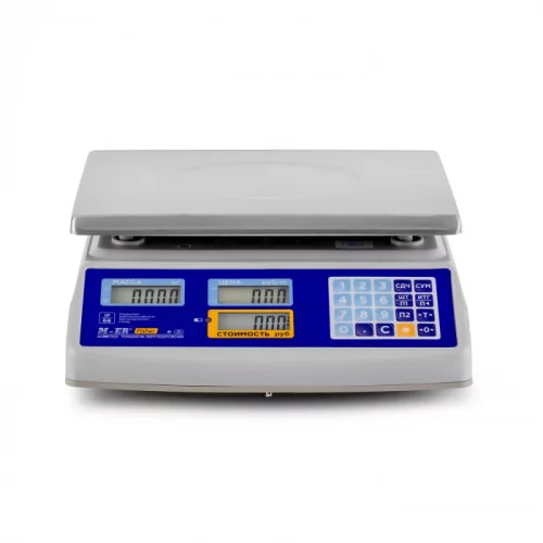 Торговые настольные весы MERTECH M-ER 329 AC-15.2 IP68 "Fisher" LCD фото 2 Торговые настольные весы MERTECH M-ER 329 AC-15.2 IP68 "Fisher" LCD общий вид фото 2