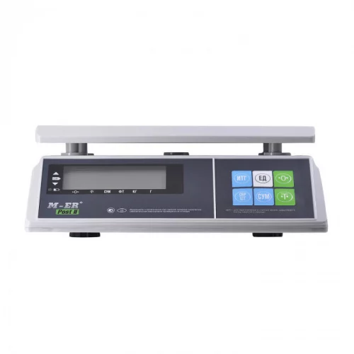 Порционные настольные весы MERTECH M-ER 326 AFU-15.1 "Post II" LCD USB фото 2 Порционные настольные весы MERTECH M-ER 326 AFU-15.1 "Post II" LCD USB общий вид фото 2