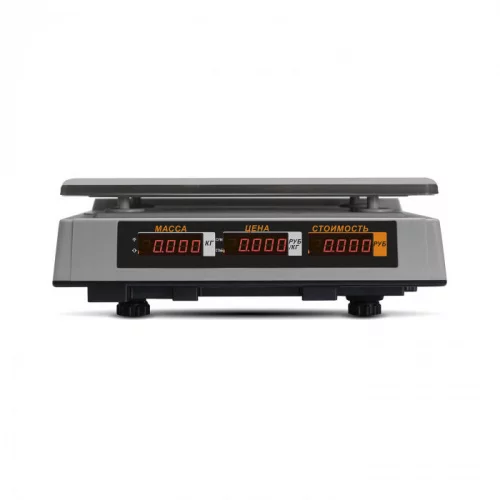 Торговые настольные весы M-ER 327 AC-15.2 "Ceed" LED Белые - MERTECH фото 3 Торговые настольные весы M-ER 327 AC-15.2 "Ceed" LED Белые общий вид фото 3